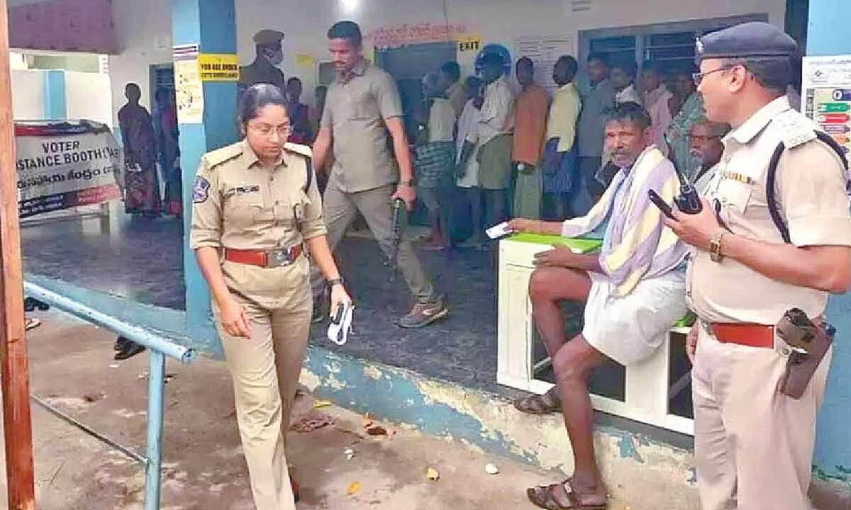 Hyderabad Police deployed tight security with 1,600 cops for Jubilee Hills bypoll