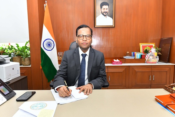 K Ramakrishna Rao assumes charge as Telangana’s new Chief Secretary