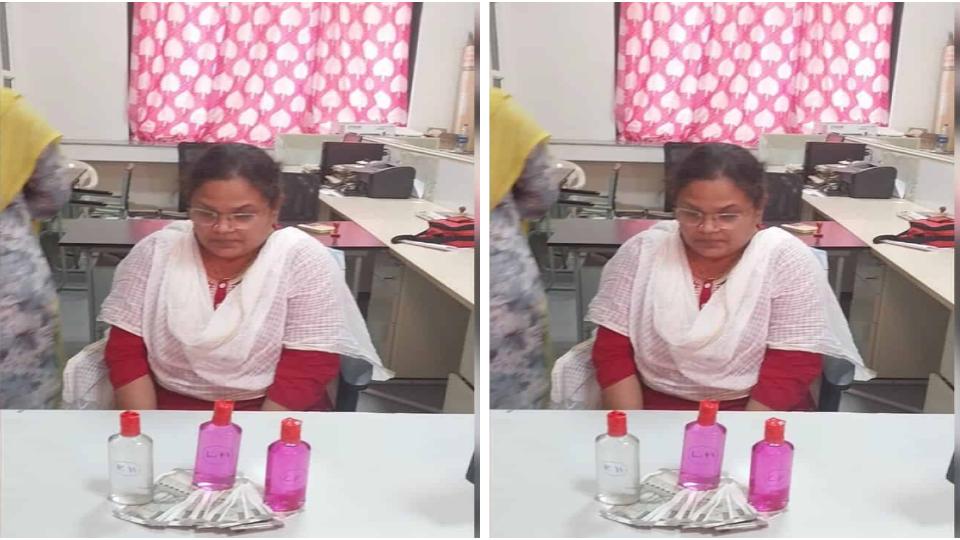mahabubabadcollectorateofficialcaughtoncameratakingbribe
