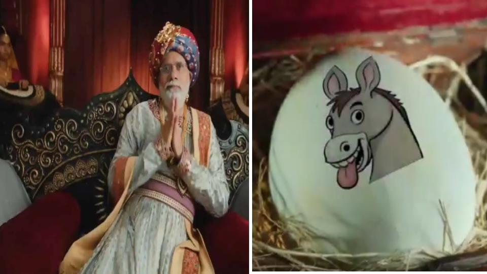 Video of Telangana Congress ‘donkey egg’ ad targets PM Modi