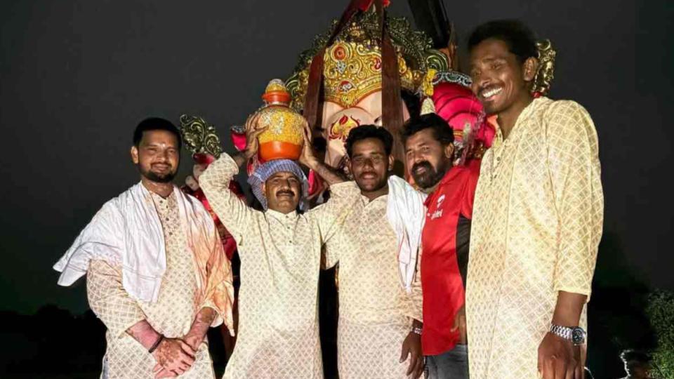 Muslim man wins laddu for Rs 4.45 lakh at Bhimra in Sangareddy 