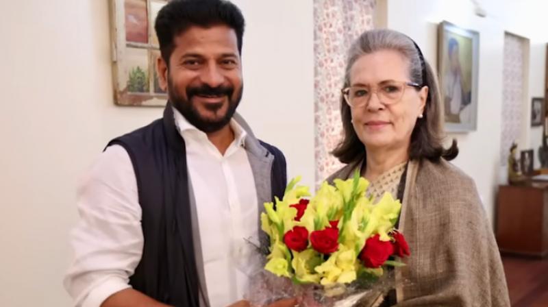 revanthmeetssoniakhargeinnewdelhi