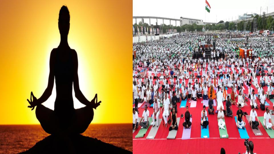 Kishan Reddy Leads Mega 24-Hour Countdown Yoga Event in Hyderabad 