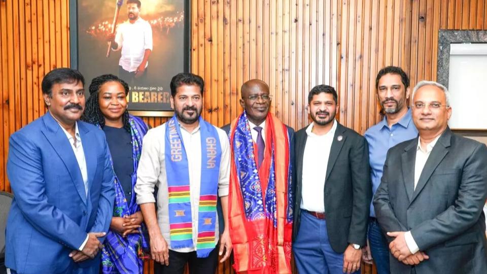 Ghana High Commissioner Obiri-Danso Meets CM Revanth