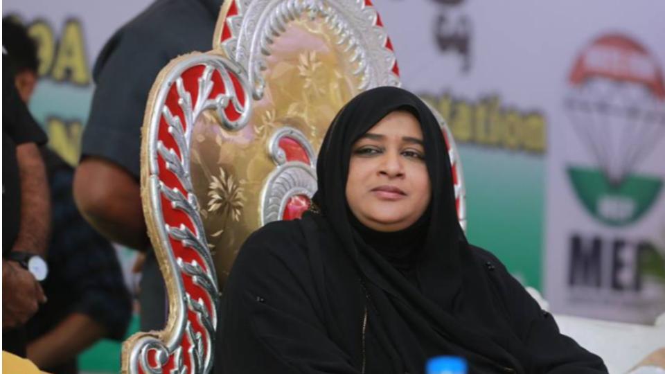 Police arrests Heera Gold scam accused Nowhera Shaik in Warangal 