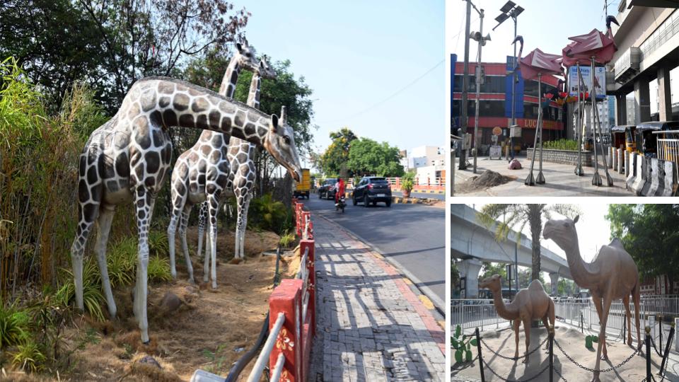 Hyderabad installs animal sculptures across major junctions