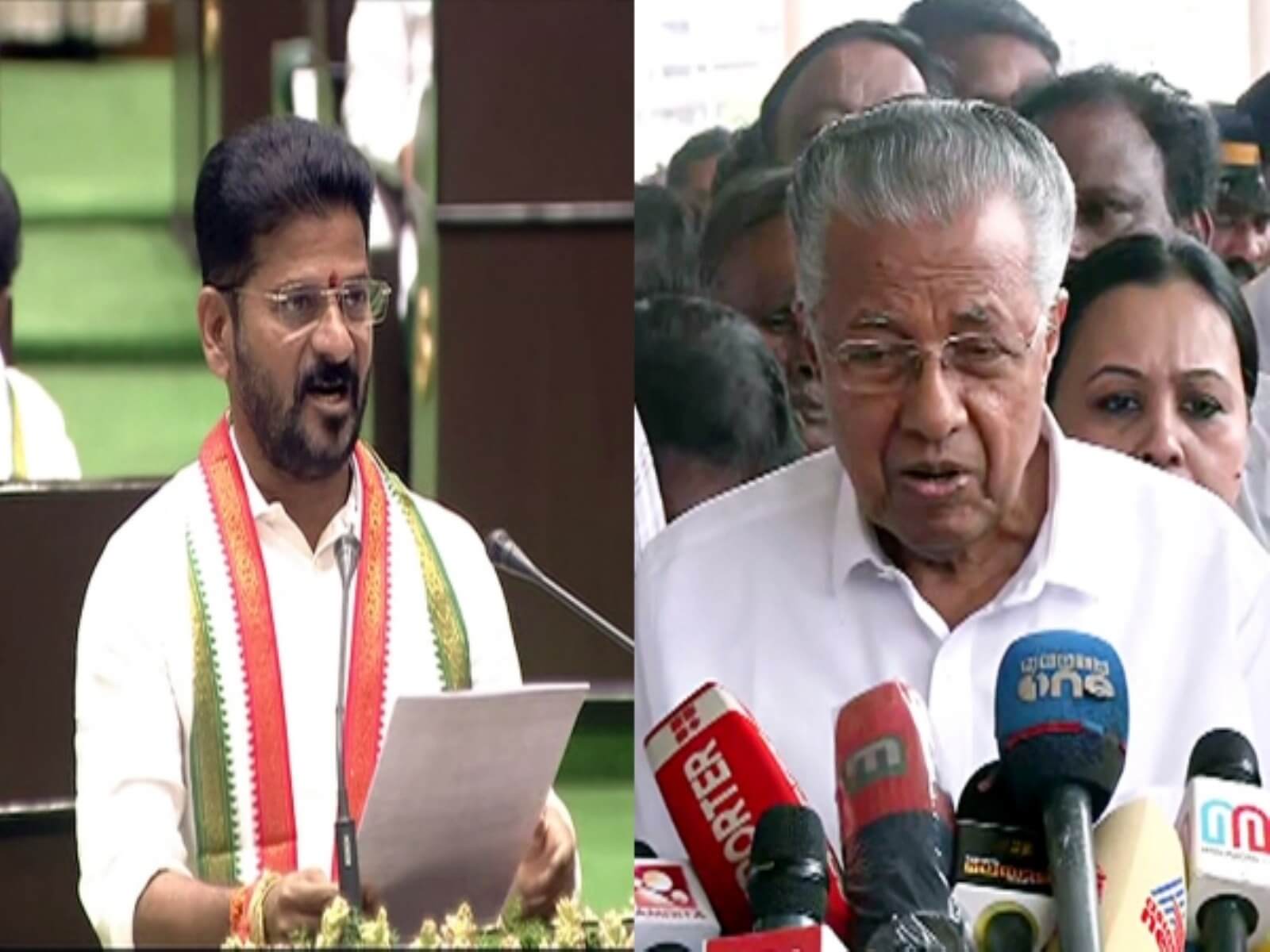 Personal insults unacceptable, Vijayan hits back at Revanth Reddy