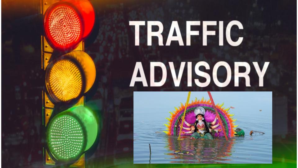 Traffic diversions in Hyderabad for Durga Matha idol immersion