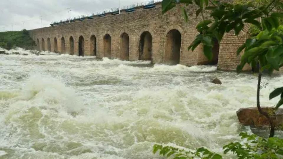 26,000 Cusecs of Water Released from Himayathsagar, Osmansagar