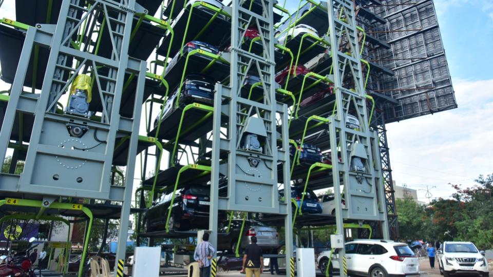 Multilevel smart parking facility at KBR Park is now open