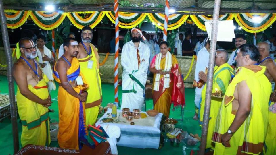 Telangana govt holds Varuna Yagam at Nagarjuna Sagar for rains
