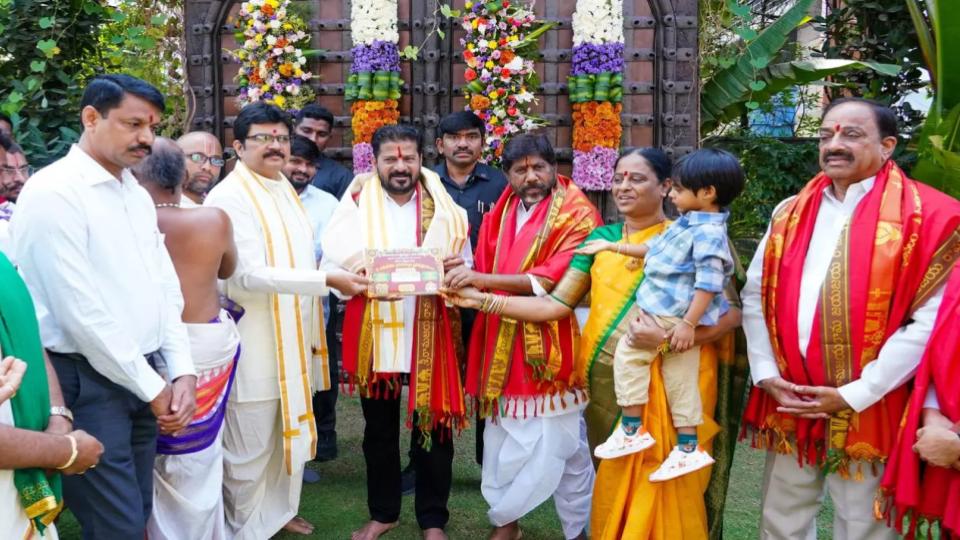 Surekha Invites CM Revanth for Seetha Rama Kalyanostavam