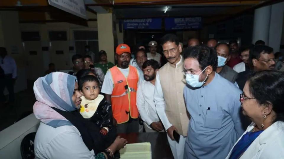 Kishan Reddy reviews COVID-19 protocols at Gandhi Hospital