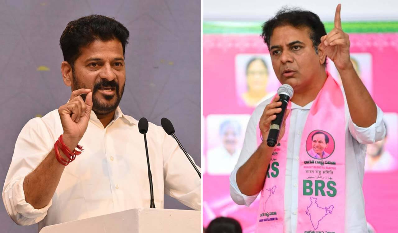 Revanth Reddy remains silent even after KT Rama Rao responds to challenge for debate