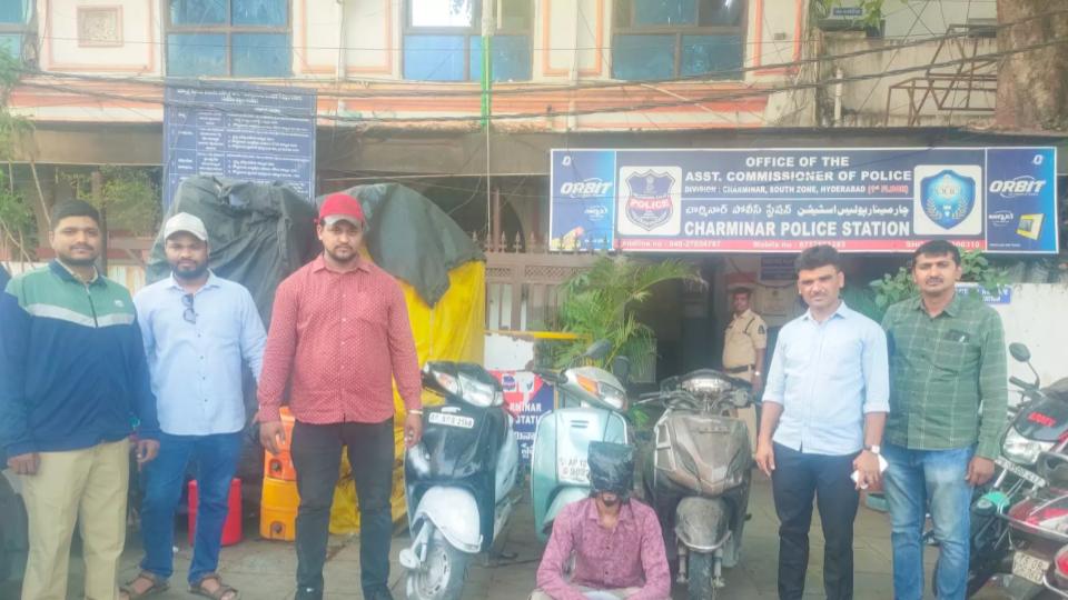 Man Arrested for Stealing Bikes in Hyderabad