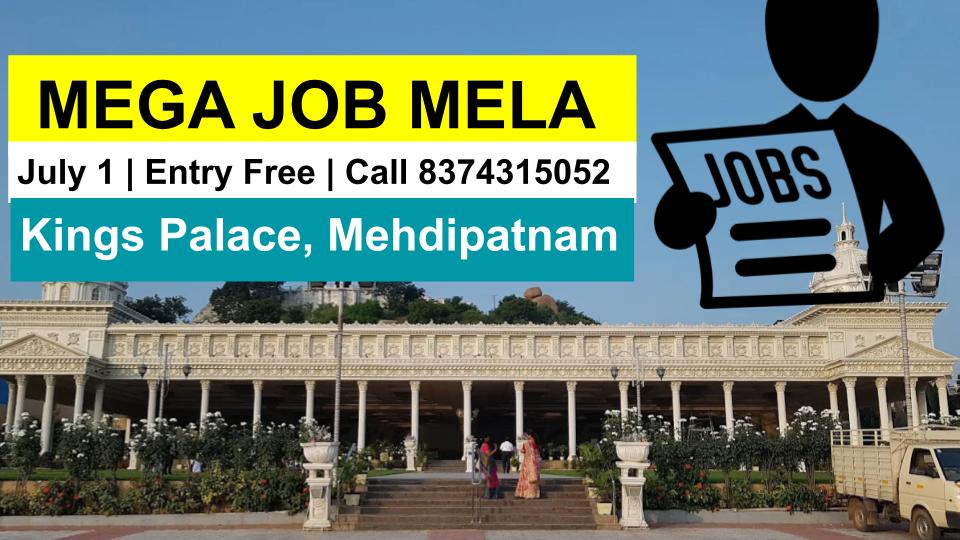 Mega Job Mela to be Held at Kings Palace, Mehdipatnam
