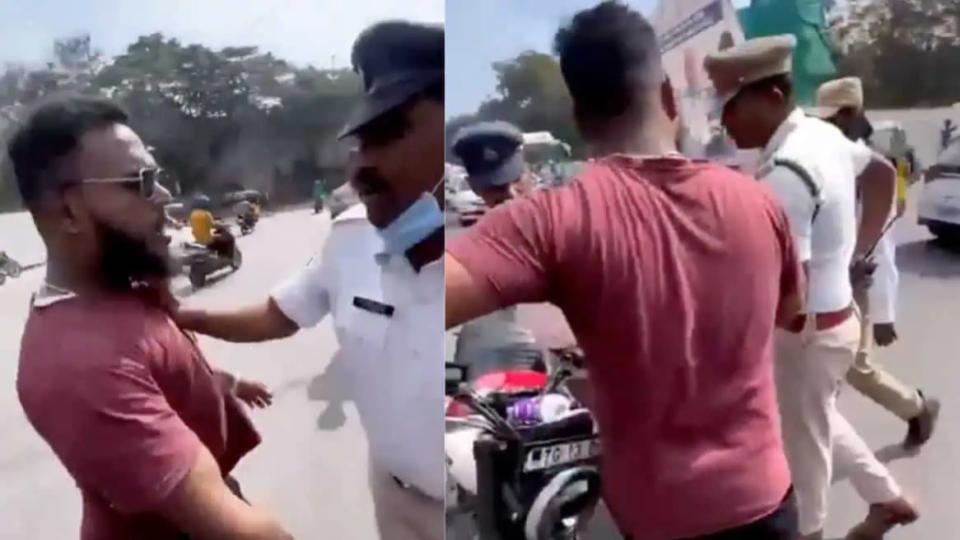 Man booked for altercation with traffic police in Masabtank