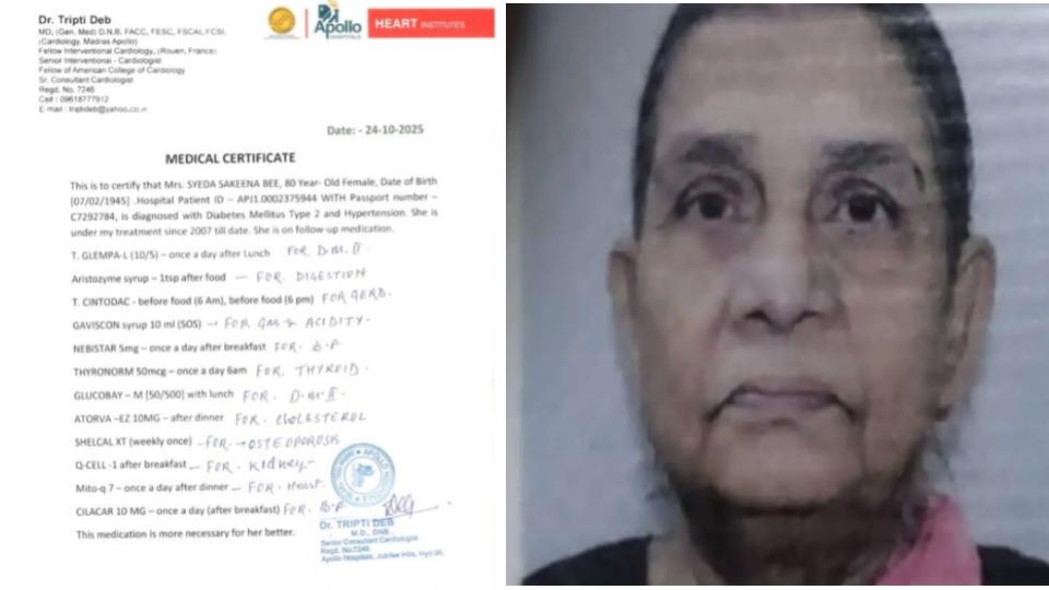 80-year-old Hyderabad woman released from Saudi custody over medicines
