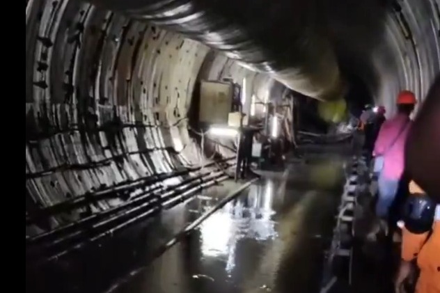 telangana:rescueeffortsadvanceinslbctunnel