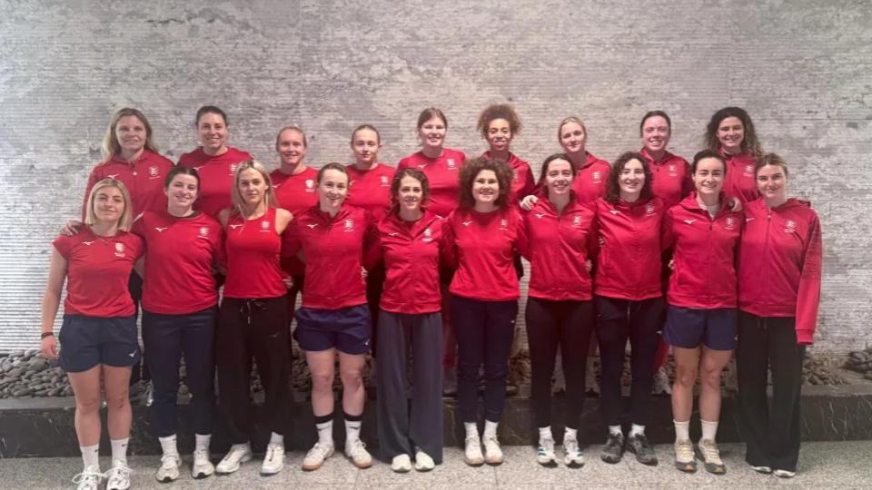 England Women’s hockey team arrives in Hyderabad 