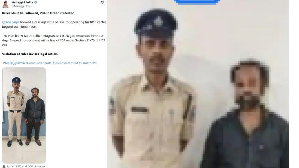 Man gets two days jail for operating tiffin centre beyond time