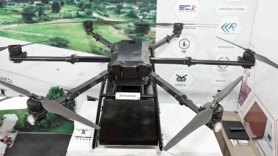 AKSI Aerospace launches Skyshipper cargo drone at Wings India 2026