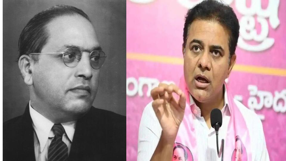 KTR pays tribute to Ambedkar on birth anniversary