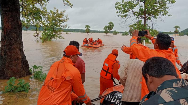 ndrfpoliceiafrescue80peopleinmulugudist