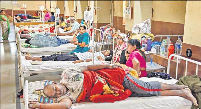 Hyderabad under the grip of severe viral fevers and dengue surge