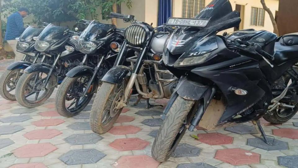 biketheftganginhyderabadbusted2wheelerworthrs4lrecovered