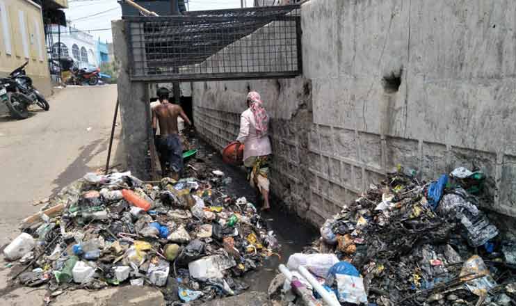 plasticwastechokingnalasinhyderabad