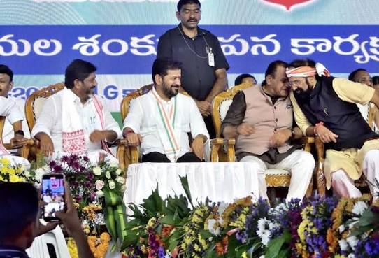 Revanth Reddy claims 1,000 days of good governance at Nakrekal meet