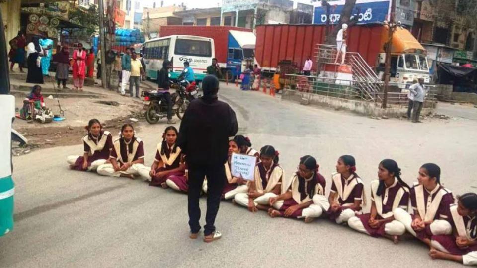 Students protest over lack of mathematics teacher in Medak