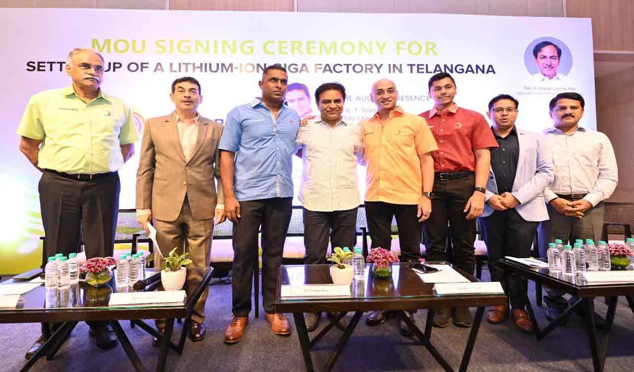 Amara Raja inks pact with Telangana for Rs.9,500 crore project