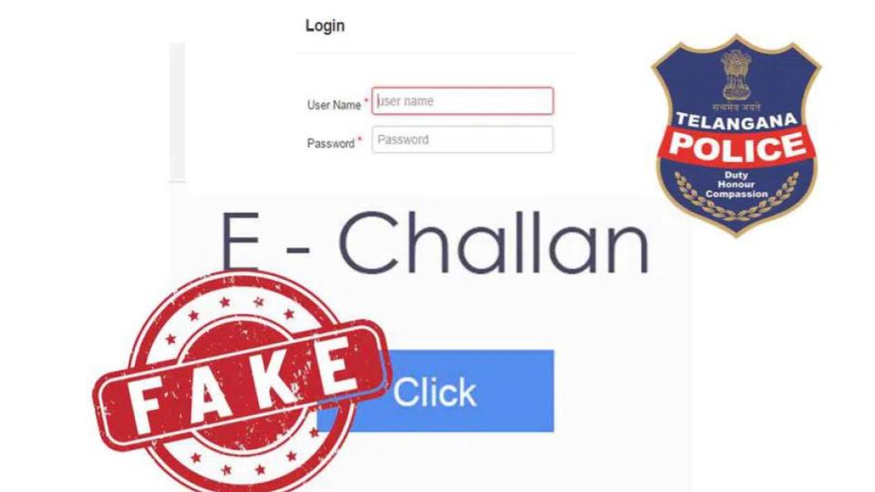 Cyber frauds target motorists with fake e-challan messages