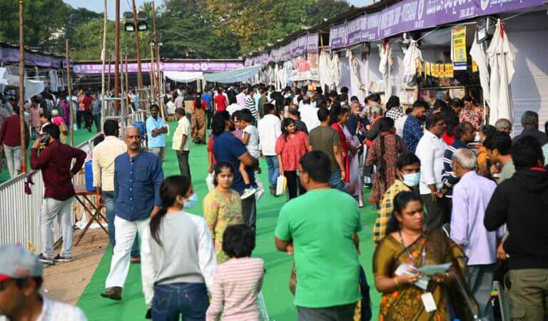 hyderabadbookfair2024beginswith330stallsbigdiscounts