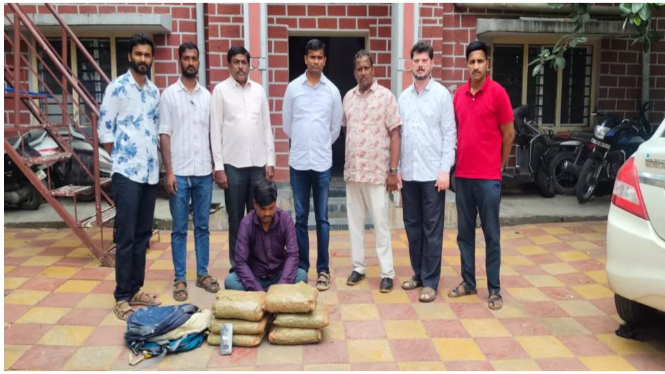 Man Held For Hiding Ganja In Pooja Room In Dhoolpet