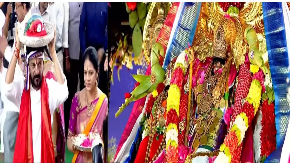 CM Revanth Presents Silk Robes For Sita Rama Kalyanam