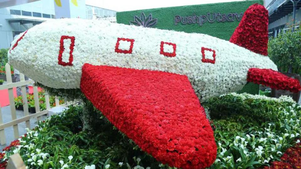 gmrhyderabadairporthostsinaugural‘pushputsav’25’horticultureshow