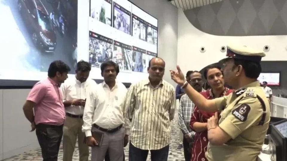 Hyderabad CP  Sajjanar monitors Jubilee Hills bypoll through drone surveillance