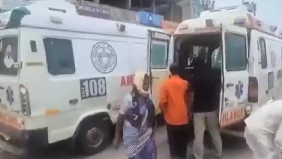 Ambulance Breaks Down in Sircilla, Woman Shifted to Another 108
