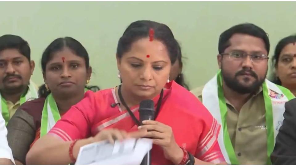 Kavitha Issues Notices to BRS, BJP Leaders for Alleged Remarks Against Husband