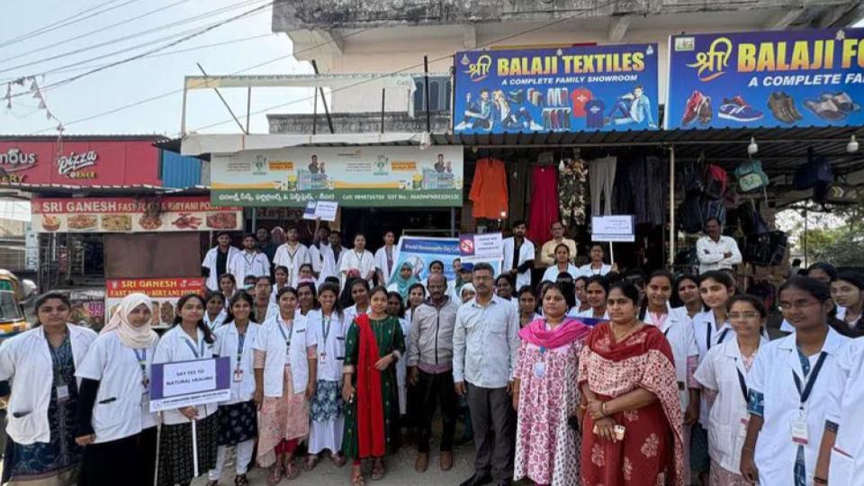 worldhomeopathydayobservedwithrallyinkeesara