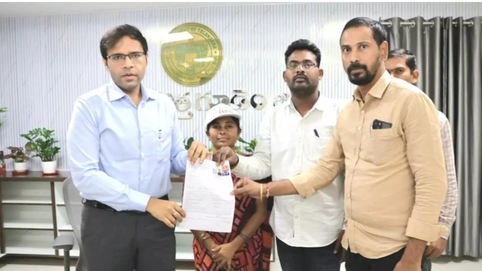 Bhadradri Kothagudem Collector Submits Voter Enumeration Form