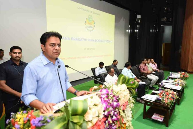 KTR inaugurates facilities of Colliers at My Home Twitza