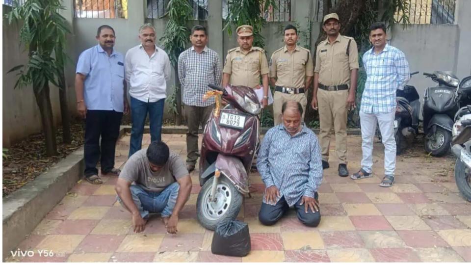 Two arrested for selling ganja in Dhoolpet 