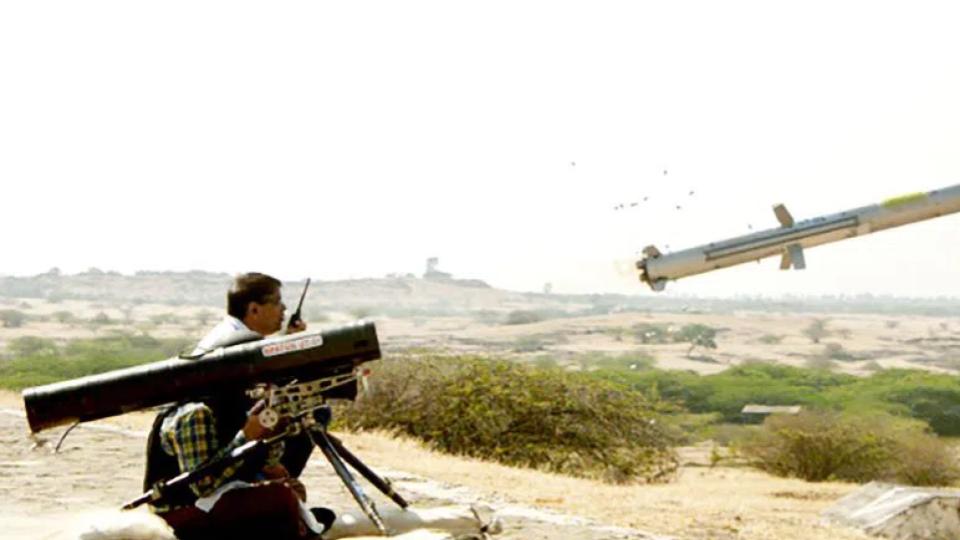 DRDO successfully tests fire-and-forget anti-tank missile