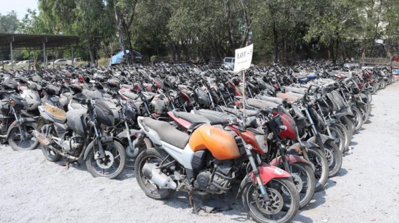 cyberabadpolicetoholdpublicauctionof539unclaimedandabandonedvehicles