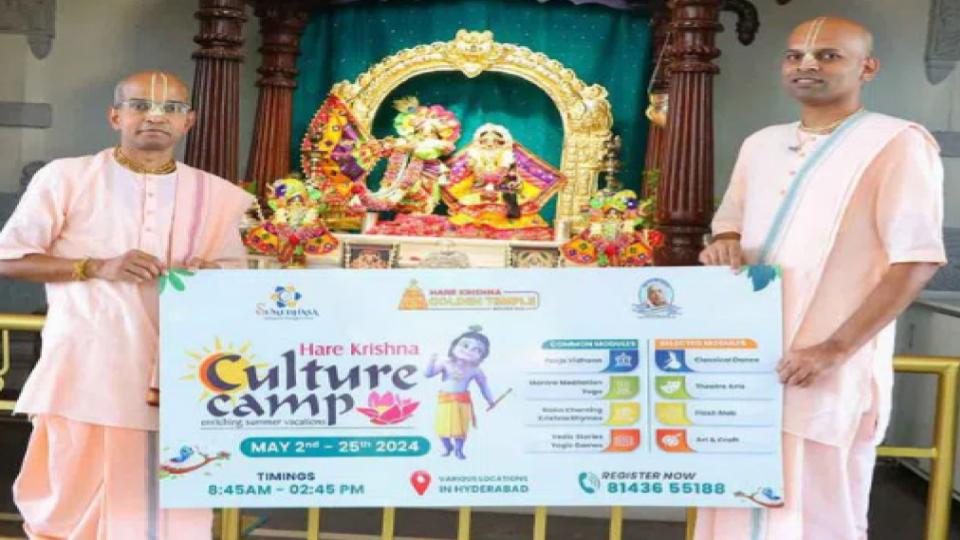 Hare Krishna Culture Camp in Hyderabad to enrich summer vacations