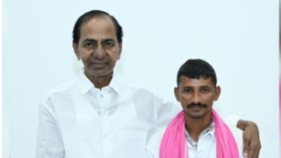 Youth walks 200 km to meet BRS president KCR